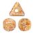 Ilos® par Puca®gyöngy - Opaque Beige Tweedy - 5x5 mm
