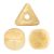 Ilos® par Puca®gyöngy - Opaque Beige Splash - 5x5 mm