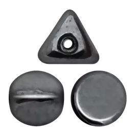 Ilos® par Puca®gyöngy - Jet Hematite- 5x5 mm