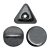 Ilos® par Puca®gyöngy - Jet Hematite- 5x5 mm