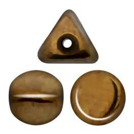 Ilos® par Puca®gyöngy - Golden Bronz - 5x5 mm
