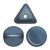 Ilos® par Puca®gyöngy - Matt Metallic Blue - 5x5 mm