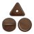 Ilos® par Puca®gyöngy - Matt Bronz - 5x5 mm