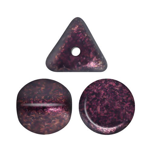 Ilos® par Puca®gyöngy - Metallic Mat Dark Violet - 5x5 mm