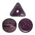Ilos® par Puca®gyöngy - Metallic Mat Dark Violet - 5x5 mm