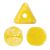 Ilos® par Puca®gyöngy - Opaque Jonquil Splash - 5x5 mm
