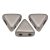Kheops® par Puca®gyöngy - Grey Rainbow - 6mm
