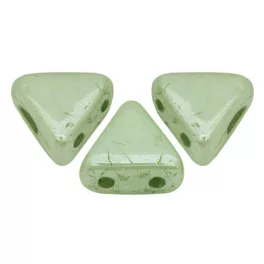  Kheops® par Puca®gyöngy - fehér zöldesszürke márvány -6mm