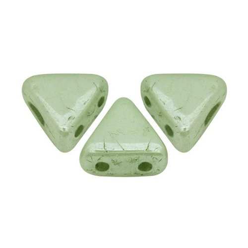 Kheops® par Puca®gyöngy - fehér zöldesszürke márvány -6mm