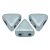 Kheops® par Puca®gyöngy - Chalk Blue Luster - 6mm
