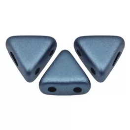 Kheops® par Puca®gyöngy - matte metallic blue -6mm