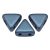 Kheops® par Puca®gyöngy - matte metallic blue -6mm