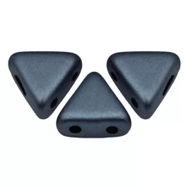 Kheops® par Puca®gyöngy - matte metallic dark blue -6mm
