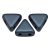 Kheops® par Puca®gyöngy - matte metallic dark blue -6mm