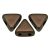 Kheops® par Puca®gyöngy - matte dark bronz -6mm