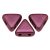 Kheops® par Puca®gyöngy - polichrome copper red -6mm