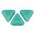 Kheops® par Puca®gyöngy - Turquoise Green - 6mm