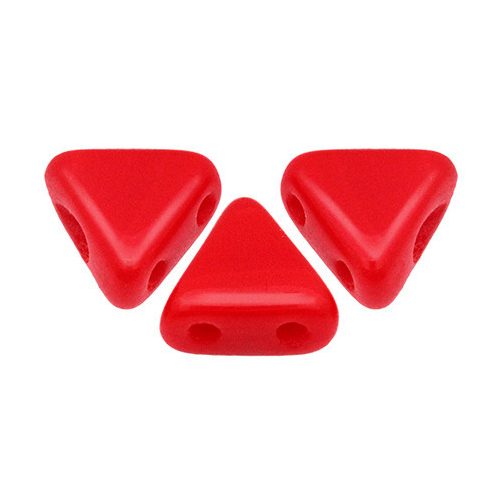 Kheops® par Puca®gyöngy - telt piros -6mm