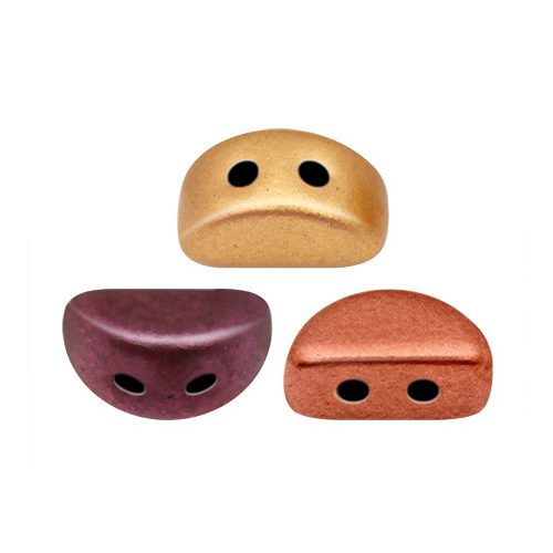 Kos® par Puca®gyöngy - ancient gold -3x6mm
