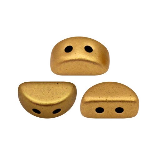 Kos® par Puca®gyöngy - brass gold -3x6mm