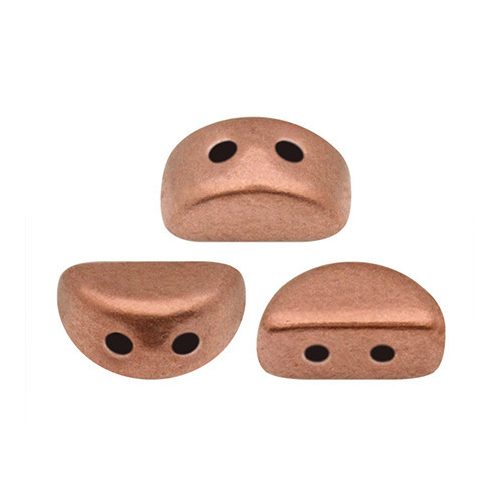 Kos® par Puca®gyöngy - Matte Copper -3x6mm