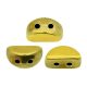 Kos® par Puca®gyöngy - crystal full amber -3x6mm