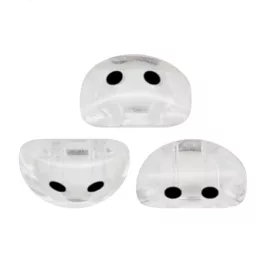 Kos® par Puca®gyöngy - Crystal - 3x6mm