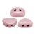 Kos® par Puca®gyöngy - pink marble -3x6mm