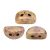 Kos® par Puca®gyöngy - Brown Purple Bronze Luster -3x6mm
