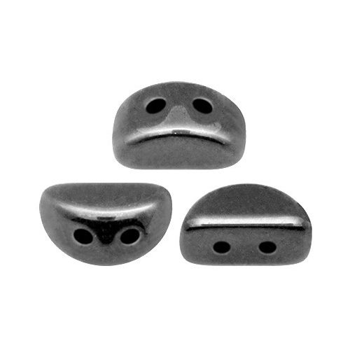 Kos® par Puca®gyöngy - hematit -3x6mm