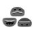 Kos® par Puca®gyöngy - hematit -3x6mm