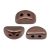 Kos® par Puca®gyöngy - Bronz -3x6mm