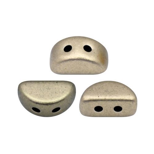 Kos® par Puca® gyöngy - Matte Metallic Gray -3x6mm