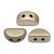 Kos® par Puca® gyöngy - Matte Metallic Gray -3x6mm