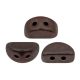 Kos® par Puca®gyöngy - matt bronz -3x6mm
