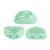 Kos® par Puca®gyöngy - Green Aqua Opal Luster - 3x6mm