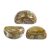 Kos® par Puca®gyöngy - Green Aqua Opal New Picasso - 3x6mm