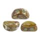 Kos® par Puca®gyöngy - Green Aqua Opal New Picasso - 3x6mm