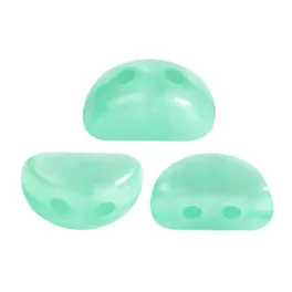 Kos® par Puca®gyöngy - Green Aqua Opal - 3x6mm