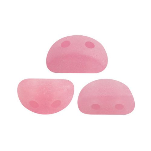 Kos® par Puca®gyöngy - Light Rose Opal Matt - 3x6mm