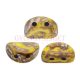 Kos® par Puca®gyöngy - Opaque Jonquil Picasso - 3x6mm