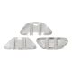 Tinos® par Puca® gyöngy - Crystal - 4x10mm