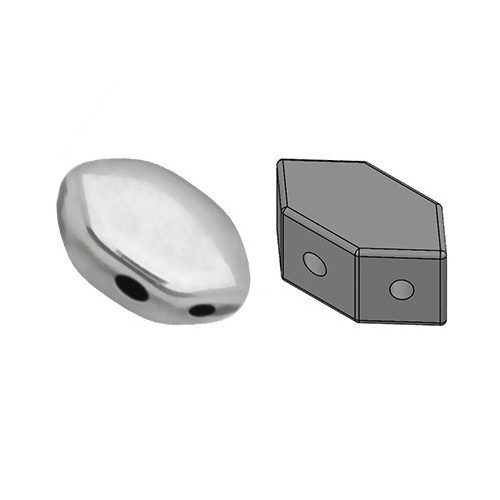 Paros® par Puca®gyöngy - Silver -7x4mm