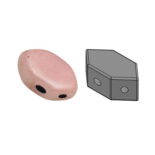 Paros® par Puca®gyöngy - Pink Marble -7x4mm