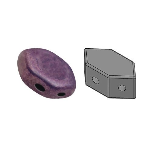 Paros® par Puca®gyöngy - Purple Vega Luster -7x4mm