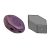 Paros® par Puca®gyöngy - Purple Vega Luster -7x4mm