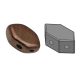 Paros® par Puca®gyöngy - Bronz -7x4mm