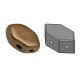 Paros® par Puca®gyöngy - Golden Bronz -7x4mm