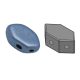 Paros® par Puca®gyöngy - Matte Metallic Blue -7x4mm