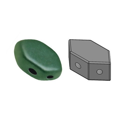 Paros® par Puca®gyöngy - Polichrome Aqua Teal -7x4mm
